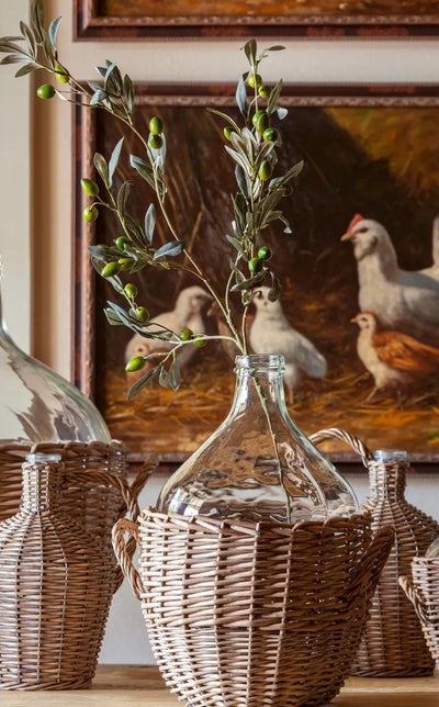 Faux Olive Branch: 32" Silk Flower Stem Craft Supply