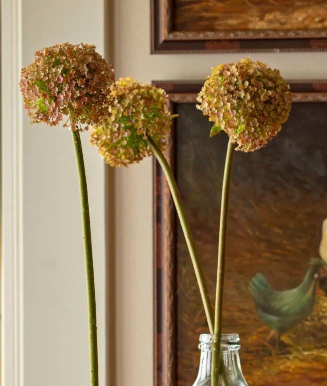 Faux Giant Allium Stem