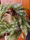 The Stephan Snowy Pine Candle Ring