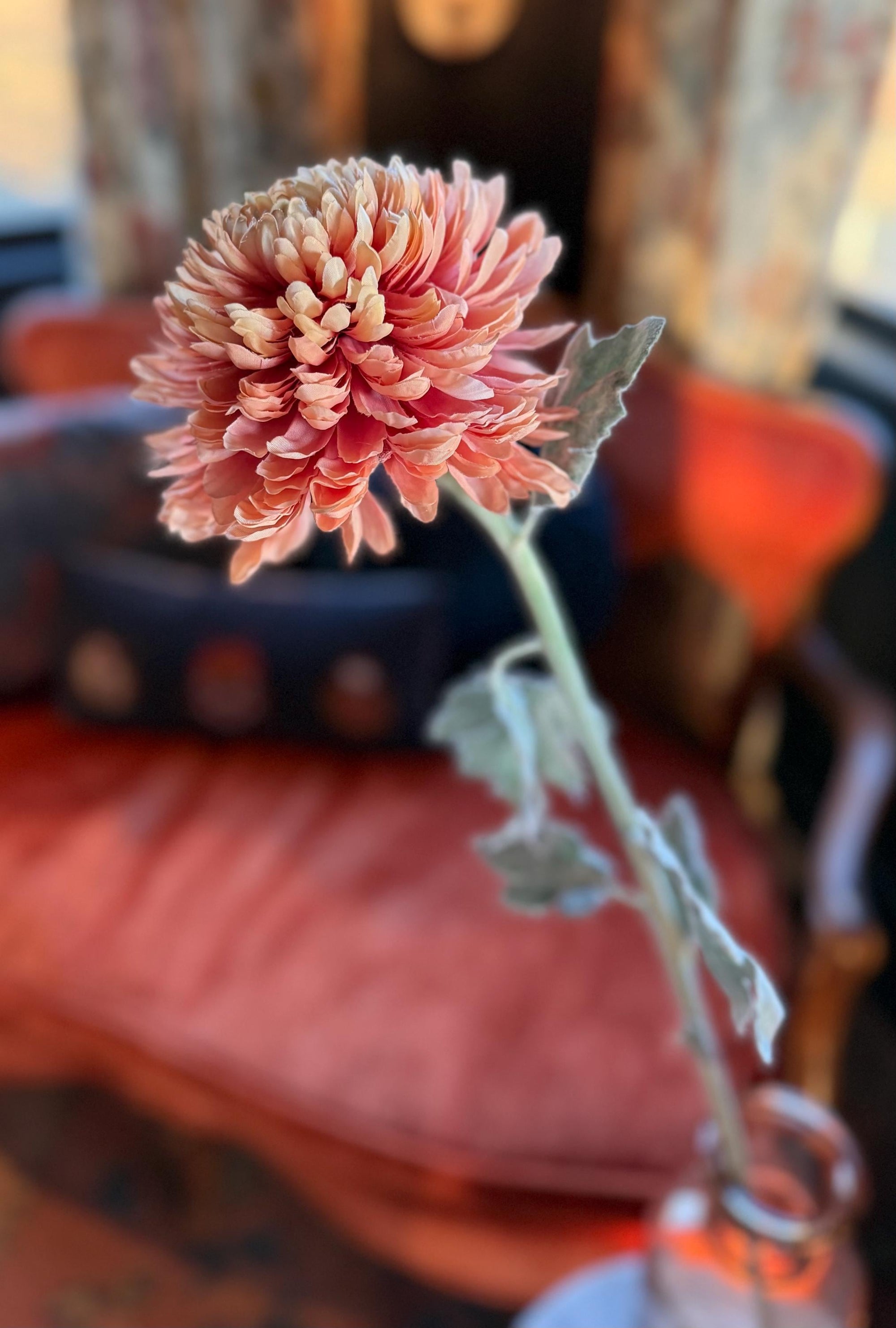Faux Chrysanthemum Stem