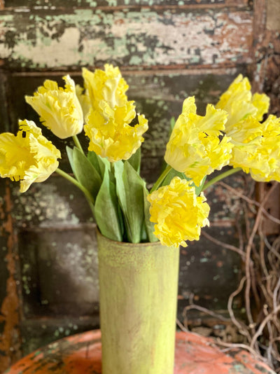 Faux Parrot Tulip ~ Real Touch
