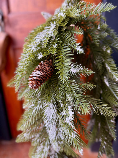 Artificial Pine Tear Drop Swag