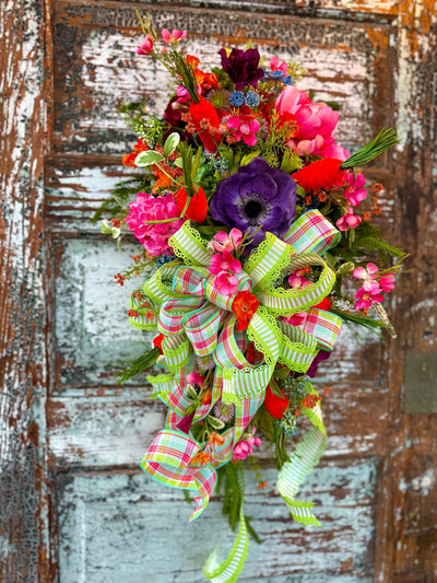 The Heidi Wildflower Door Swag