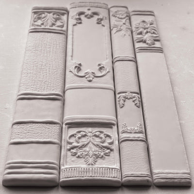 IOD Bookish Mould, book mold, jewelry & candle Casting mould, craft soap mold, book spine mold, New IOD Summer 2026 release