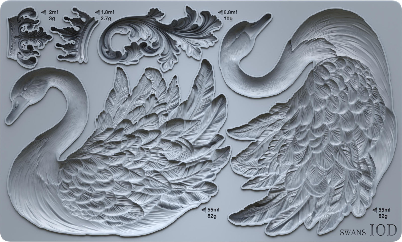 IOD Swans Mould