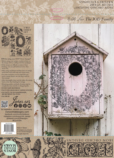 IOD Natures Etchings Stamp