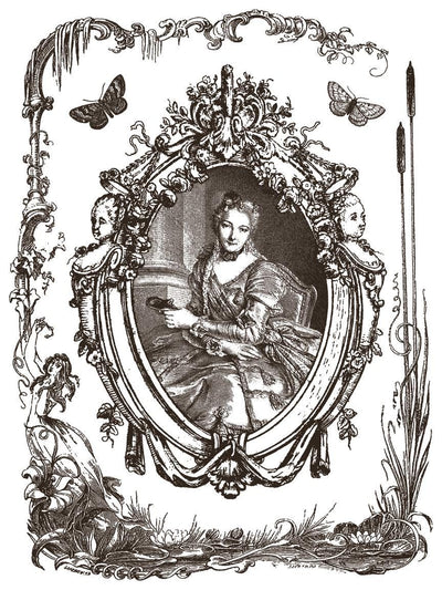 IOD Hameau de la Reine Paint Inlay Sheet