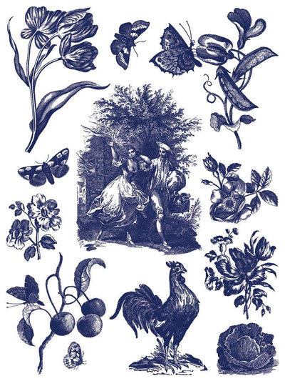 IOD Hameau de la Reine Paint Inlay Sheet