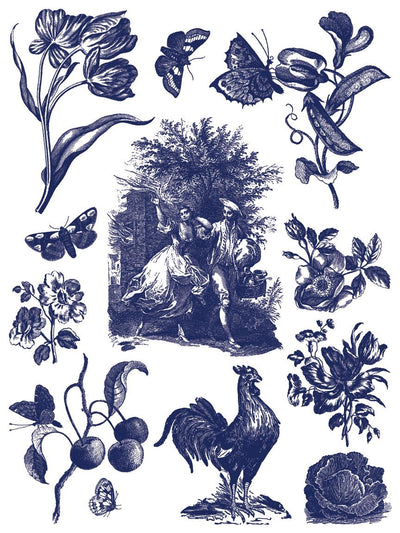 IOD Hameau de la Reine Paint Inlay Sheet