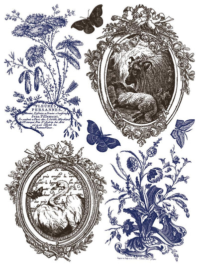 IOD Hameau de la Reine Paint Inlay Sheet