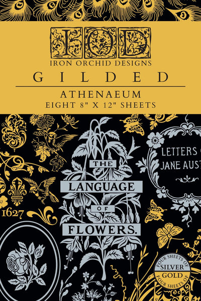 IOD Athenæum Gilded Foil Rub On Transfer Sheet (8x12)