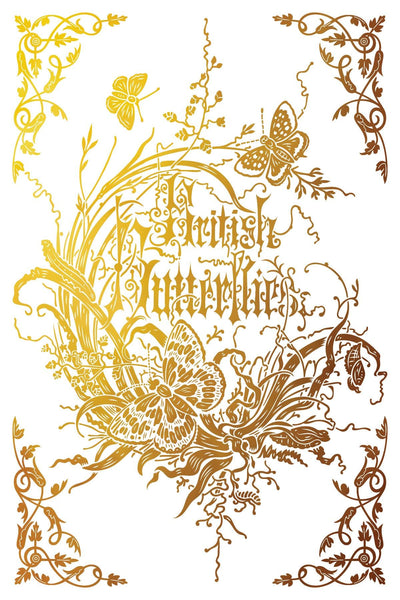 IOD Athenæum Gilded Foil Rub On Transfer Sheet (8x12)