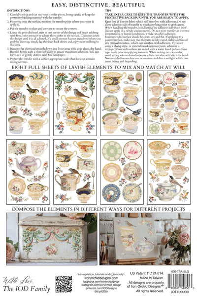 IOD Belgravia Floral Transfer