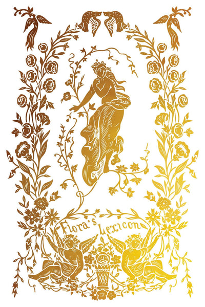 IOD Athenæum Gilded Foil Rub On Transfer Sheet (8x12)