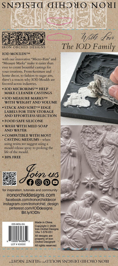 IOD Silent Night Decor Mould