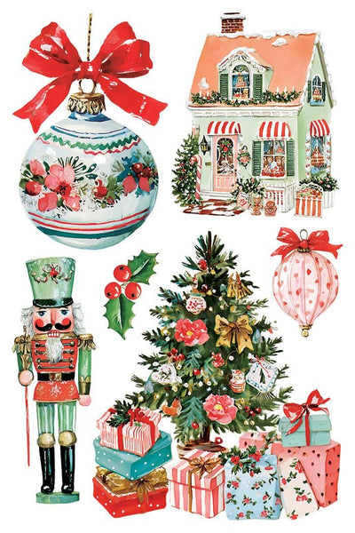 IOD Darling Holiday Rub On Transfer Sheet
