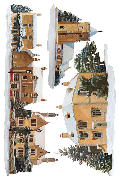 IOD A Cotswold Christmas Rub On Transfer Sheet
