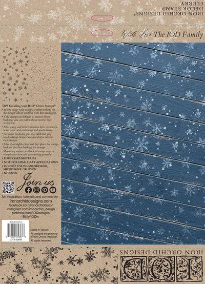 IOD Flurry Christmas Decor Stamp