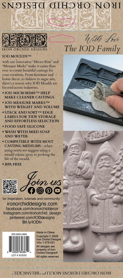 IOD Belsnickel Decor Mould