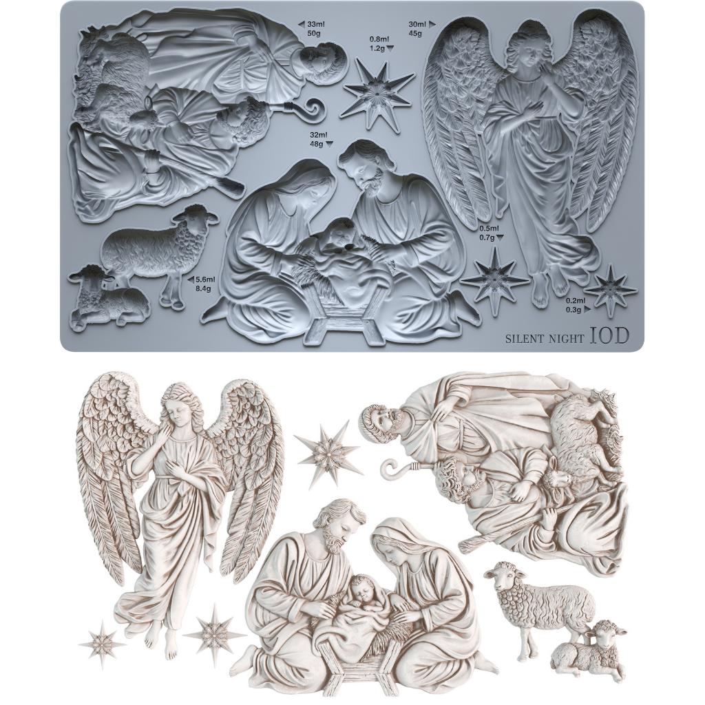 IOD Silent Night Decor Mould
