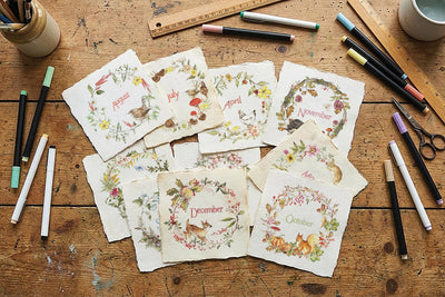 IOD Bramblewood Diaries Rub On Transfer Sheet