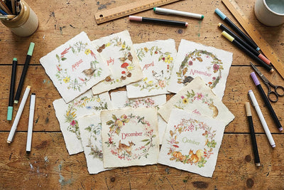 IOD Bramblewood Diaries Rub On Transfer Sheet