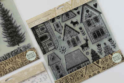 IOD Gingerbread Lane Christmas Decor Stamp