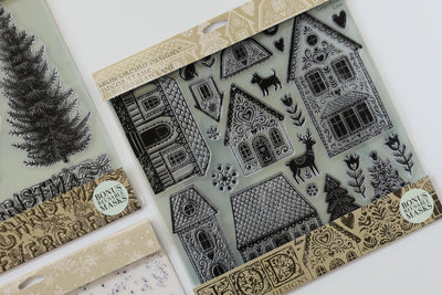IOD Gingerbread Lane Christmas Decor Stamp