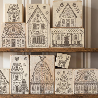IOD Gingerbread Lane Christmas Decor Stamp