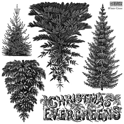 IOD Winter Grove Christmas Decor Stamp