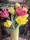 Faux Parrot Tulip ~  Real Touch