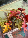 Faux Fall Berry & Leaf Pick