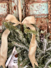 The Karen Winter Woodland Iced Christmas Wreath For Front Door~Snowy Church Wreath~Rustic Farmhouse wreath~Cabin decor~Xmas Wreath