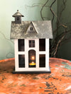 Farmhouse Metal Lantern Votive Candle Holder~Tabletop decoration~rustic farmhouse decor~Accent table decor~cottage decor~fixer upper style