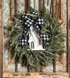 The Marie Winter Woodland Iced Winter Wreath For Front Door~Snowy Church Wreath~Rustic Farmhouse wreath~Cabin decor~Xmas Wreath