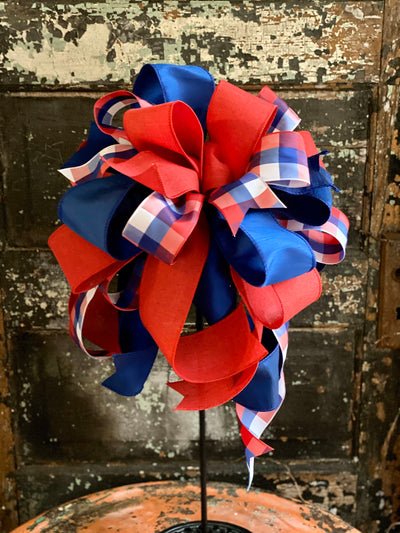 The Martha Red White & Blue American Pride Bow
