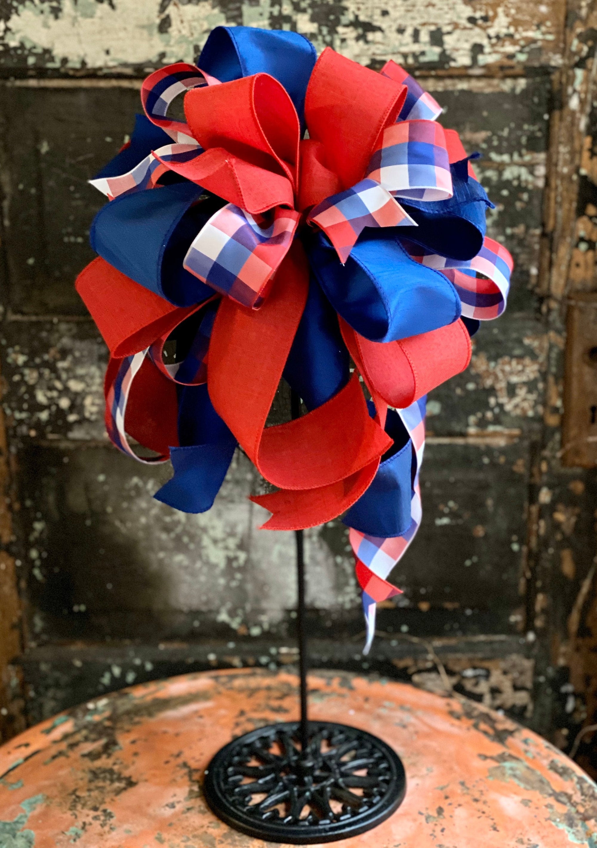 The Martha Red White & Blue American Pride Bow
