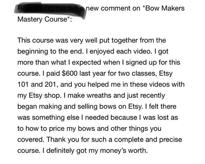 How to make & sell bows on Etsy video tutorial~learn how to make bows~video training~learn to sell bows~Video training~design tutorial
