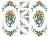 IOD Dresser Up Indigo Decor Rub On Transfer Sheet, Transfers for crafts, craft supply, press on decal, furniture transfer designs