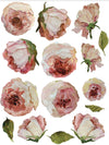 IOD Painterly Florals Rub On Transfer Sheet