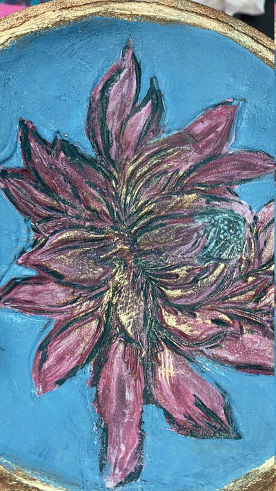 IOD Chrysanthemum Decor Stamp