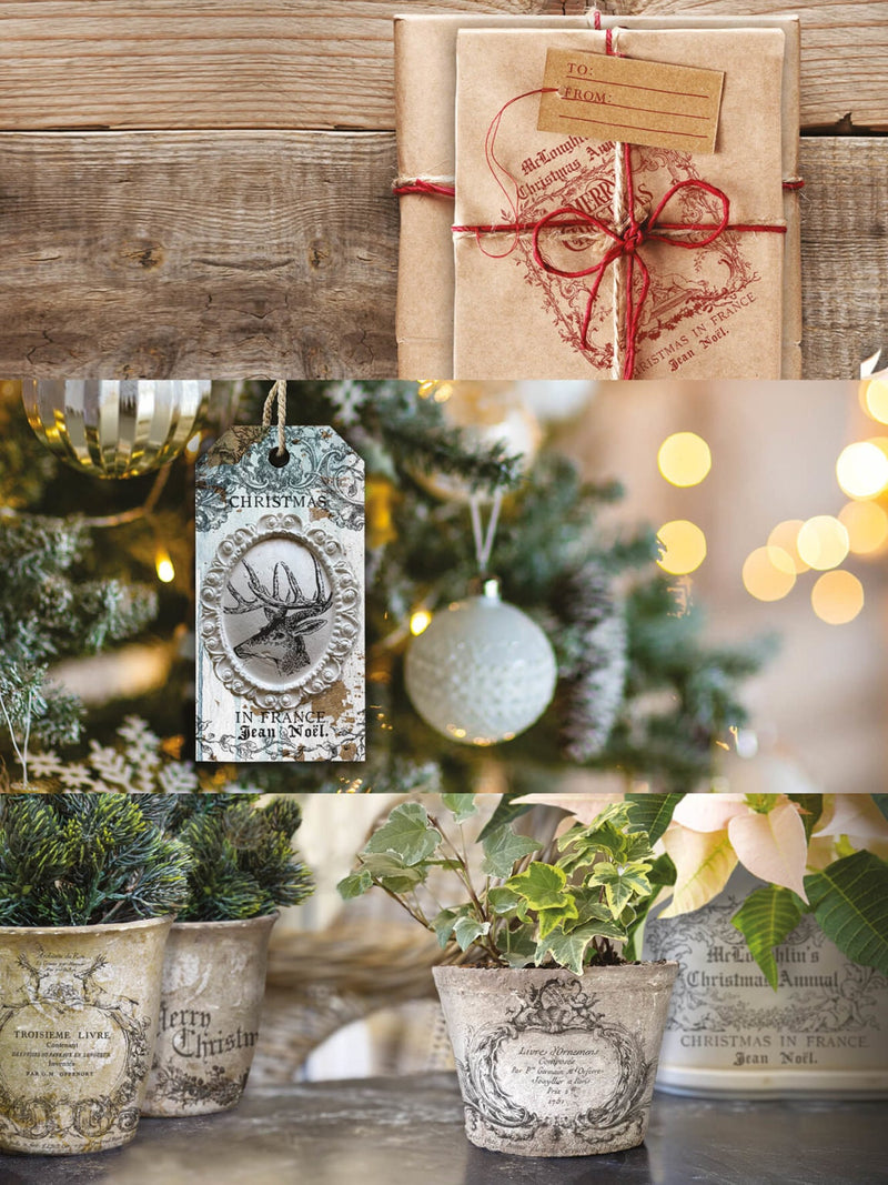 IOD Merry & Bright Christmas Decor Stamp