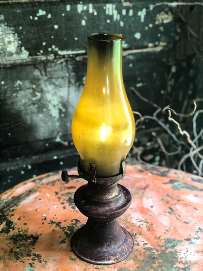 Primitive LED Vintage Style Lamp